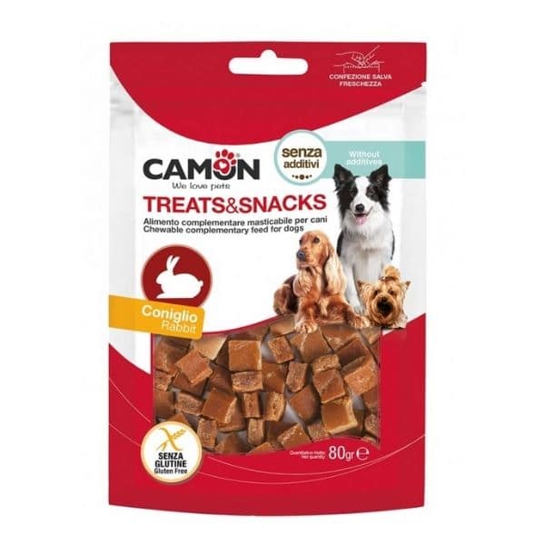 קמון חטיף קוביות ארנבת 80 גרם