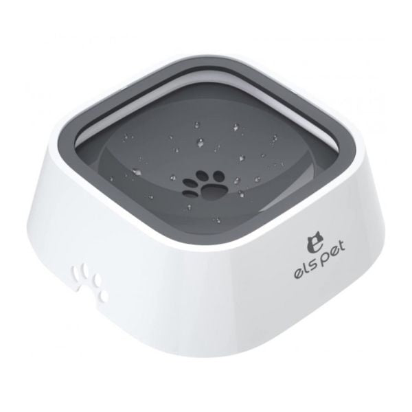 ELSPET - קערת שתייה לכלבים מונעת טפטוף מים והרטבה של פה הכלב 2 ליטר