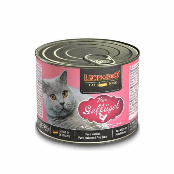 לאונרדו מעדן שימורים עוף לחתולים - 200 גרם