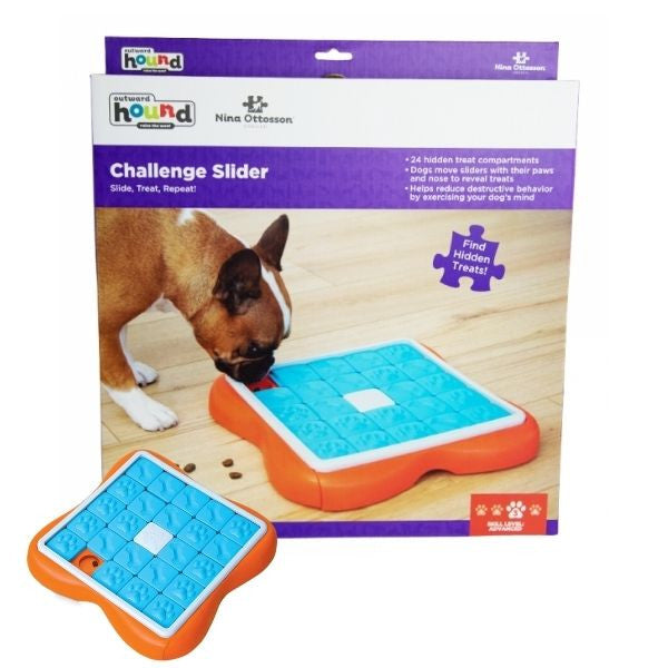 Nina Ottosson - צאלנג' סליידר פאזל חשיבה לכלבים רמה 3