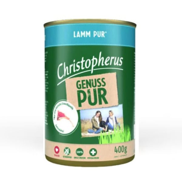 כריסטופרוס מעדן פטה לכלבים כבש - 400 גרם