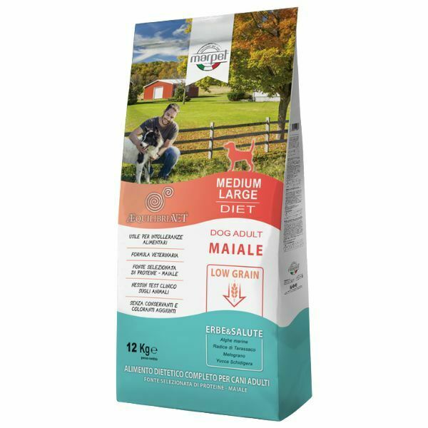 אקוליבריה מזון כלבים חזיר - 12 ק"ג