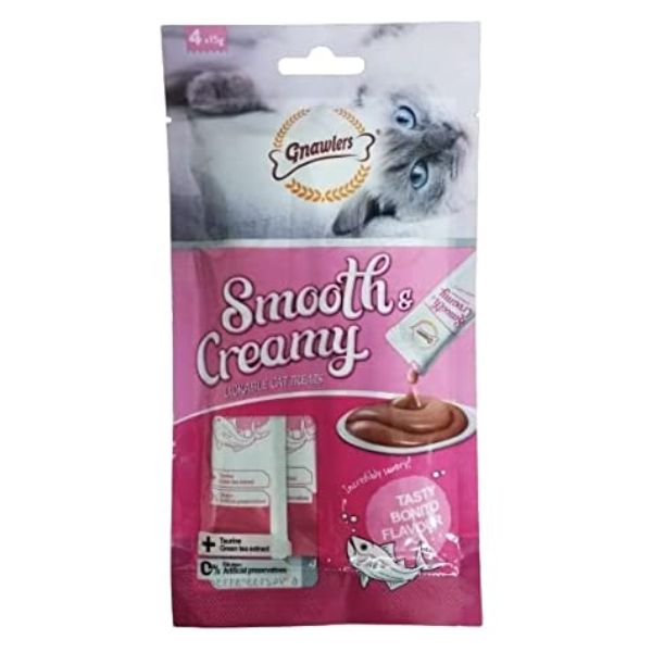 גנולרס קרם ליקוק לחתולים בטעם דגי פלמידה - 60 גרם