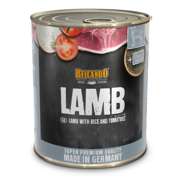 בלקנדו מזון רטוב שימורים כבש, אורז ועגבניות - 800 גרם