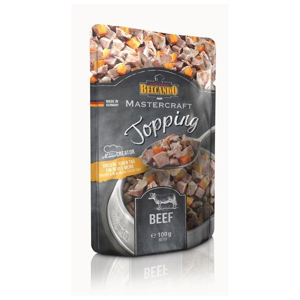 בלקנדו מאסטרקראפט טופינג 100% בקר וגזר 100 גרם