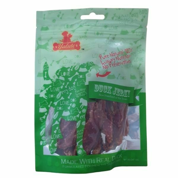 יאלוט חטיף לכלבים ג'רקי חזה ברווז 100 גרם