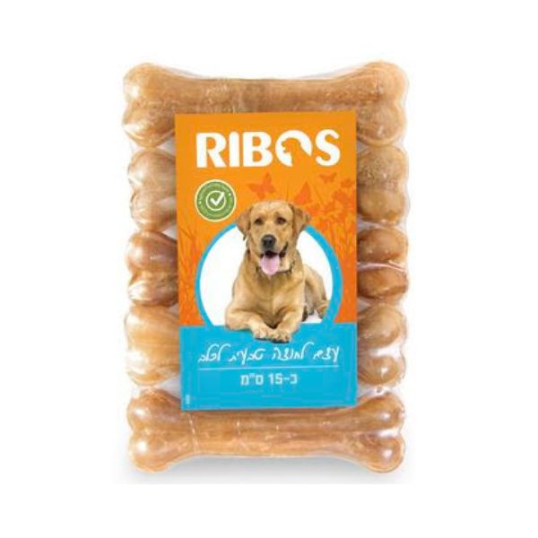 ריבוס עצמות עור בקר דחוסות - 5 יח'