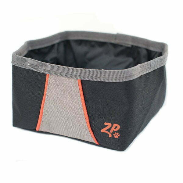 זיפי פוז קערת טיולים מתקפלת 650 מ"ל - שחור