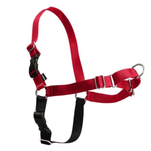 רתמה פטסייף איזי ווק המקורי נגד משיכות Easy Walk אדום