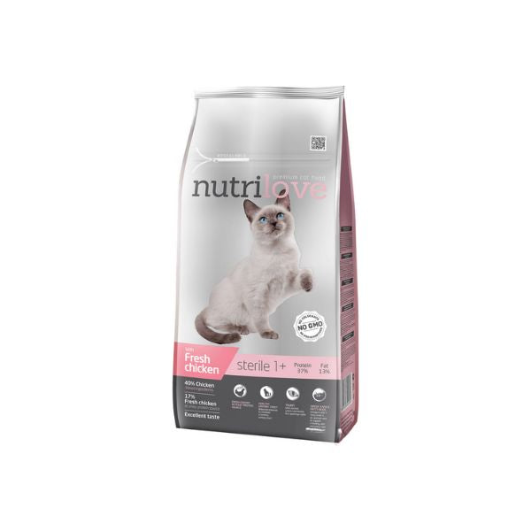 נוטרילאב חתולים סטרלייז עוף - 1.4 ק"ג