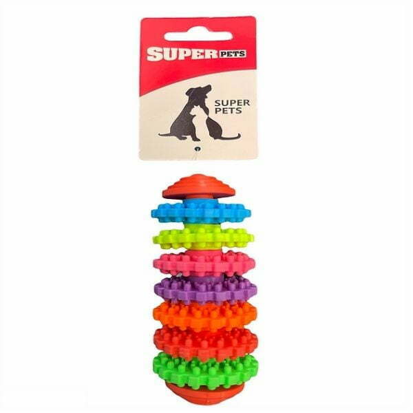 סופר פטס צעצוע נשכן גומי לגורים דנטלי בריח בוטנים