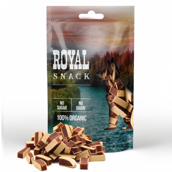 רויאל חטיף לכלבים קוביות סנדוויץ ברווז ודגים - 80 גרם