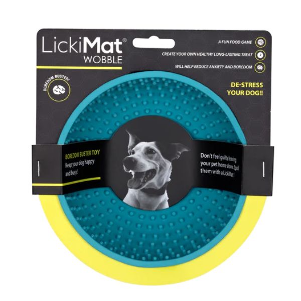 ליקי מט וובל Wobble קערת ליקוק והאכלה איטית טורקיז