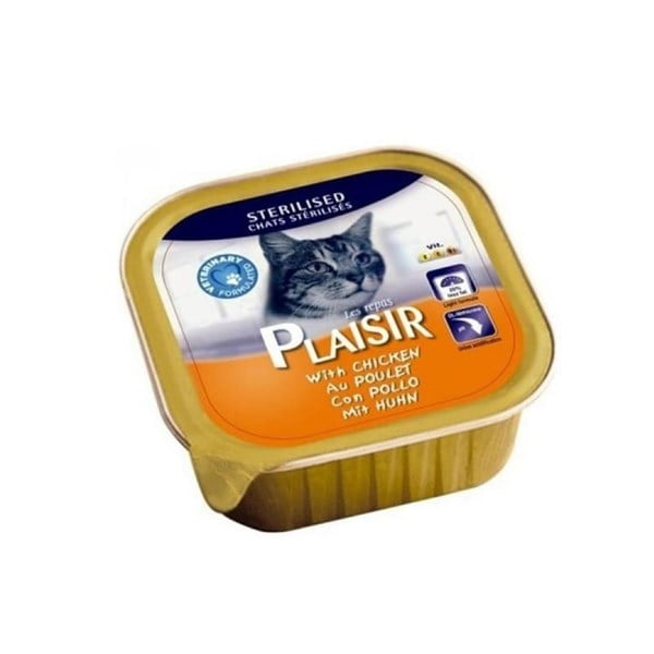 פלסיר מעדן פטה עם עוף 100 גרם לחתולים