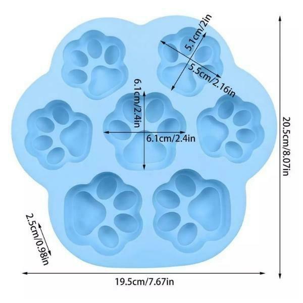 תבנית סיליקון מעוגלת כפות PAWS