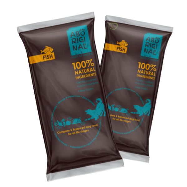 אבוריג'ינל דגים מזון טבעי לכלבים - 15 ק"ג
