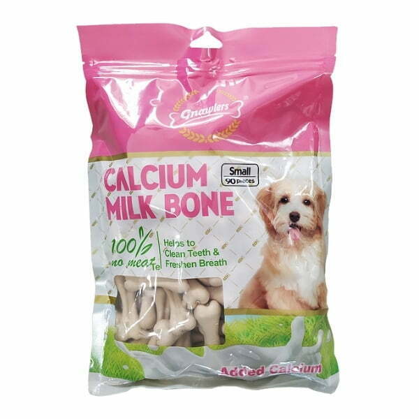 עצמות חלב Gnawlers מועשרות בסידן גודל קטן - אריזת חיסכון 850 גרם