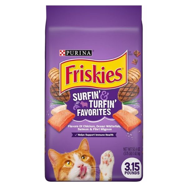 פריסקיז מעדני החתול Surfin &amp; Turfin לחתולים - 7.2 ק"ג