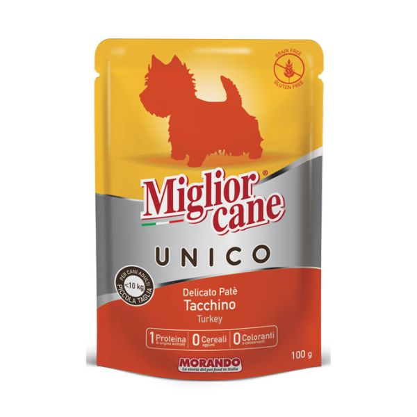 מיגליאור קאנה מחית פטה בפאוץ לכלבים הודו - 100 גרם