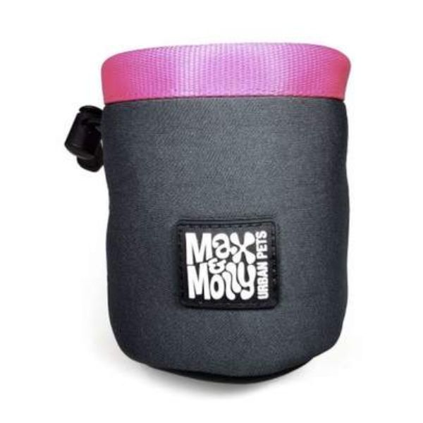 מקס &amp; מולי פאוץ' לחטיפי אילוף צבע ורוד MAX &amp; MOLLY