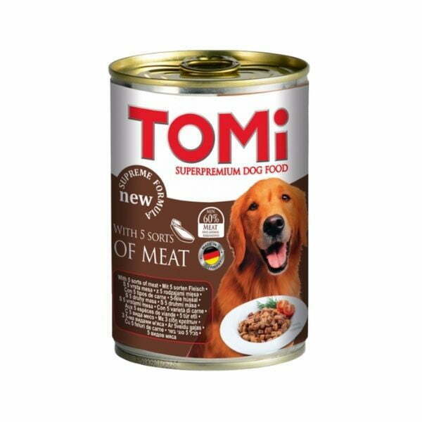 טומי לכלבים שימורים חתיכות ברוטב - 400 גרם