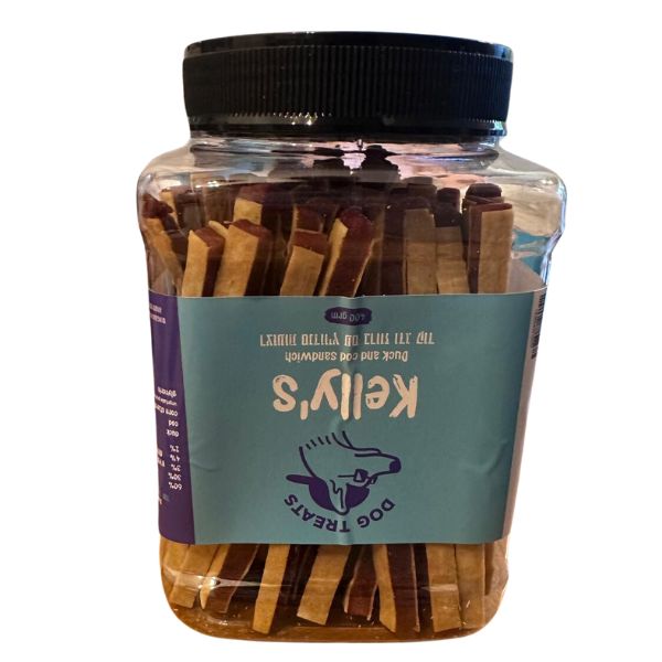 קליס Kelly's רצועות סנדוויץ ברווז ודג קוד - 400 גרם