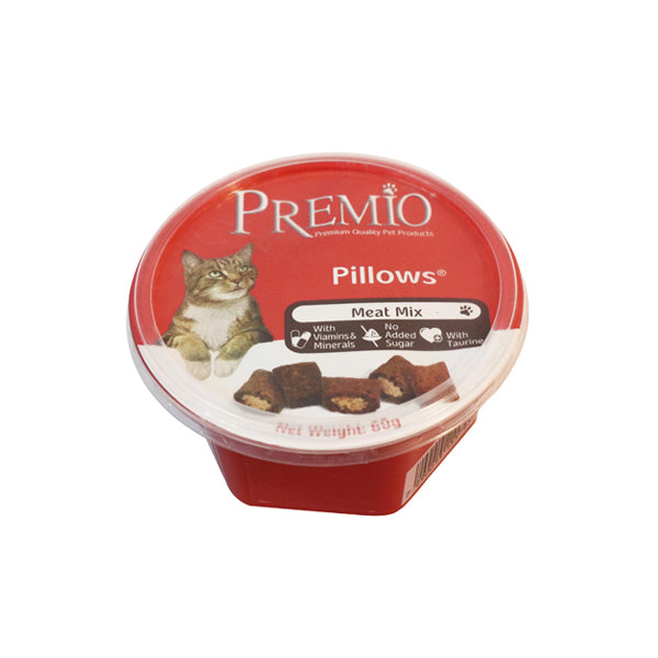 חטיף לחתולים פרמיו כריות מיקס בשר Premio - 60 גרם