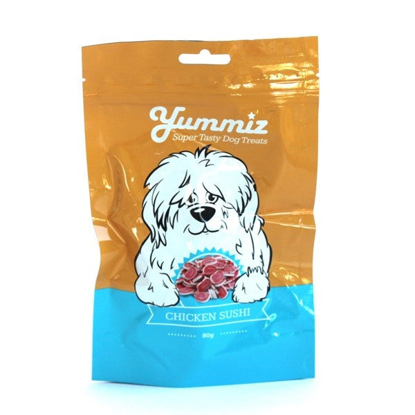 יאמיז לכלב סושי עוף 80 גרם