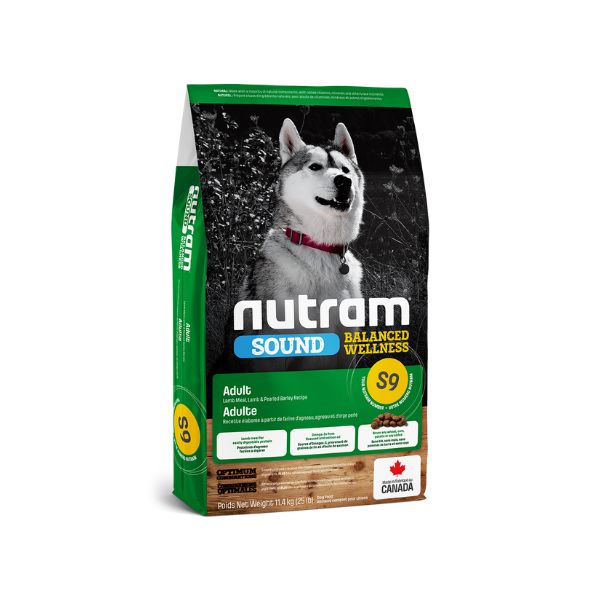 נוטרם S9 מזון לכלבים כבש ודגנים מלאים -2 ק"ג