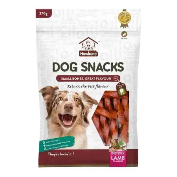 חטיף דנטלי לכלב טוויסט בטעם כבש קטן אריזת חסכון - 270 גרם