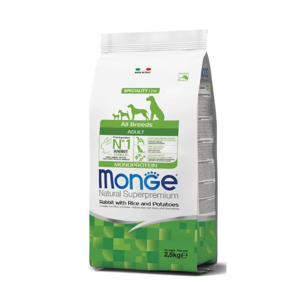 מונג' ארנבת ואורז בוגר - 2.5 ק"ג