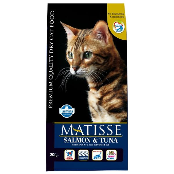 מאטיס חתולים סלמון וטונה - 20 ק"ג