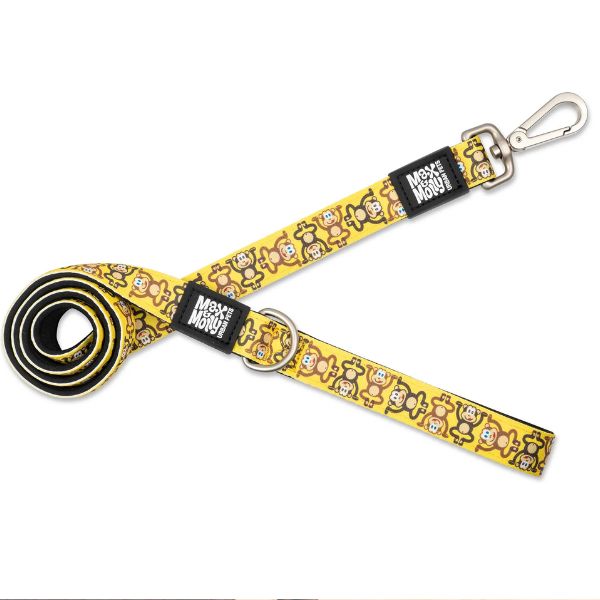 מקס אנד מולי רצועה מרופדת - קופים