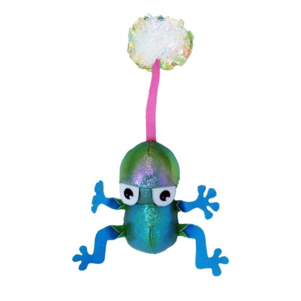 משחק לחתול קונג פלינגרו בובת צפרדע