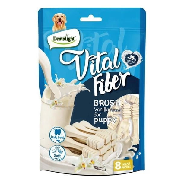 Vital Fiber Brush - חטיף דנטלי מקלות וניל לגורים
