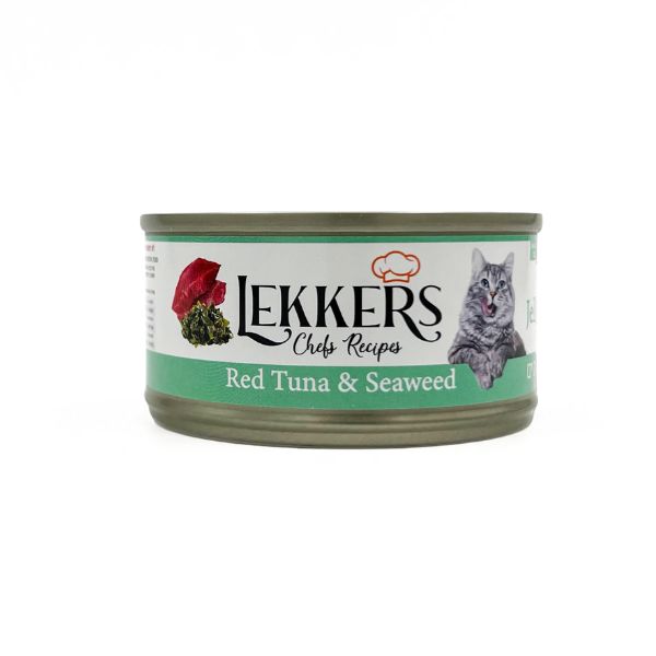 LEKKERS - מעדן חתולים טונה ואצות ים(25)- 85 גרם