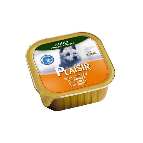 פלסיר מעדן פטה לכלבים עם עוף 150 גרם
