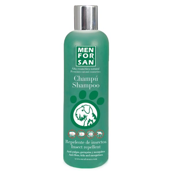 מן פור סאן שמפו דוחה פרעושים וקרציות טבעי - 300 מ"ל