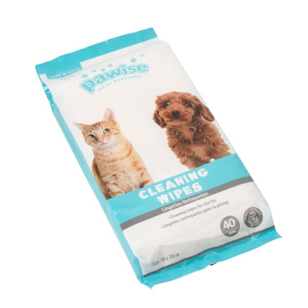 פאו וייז מגבונים איכותיים בניחוח אלוורה לכלבים וחתולים