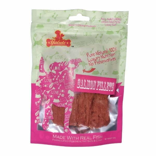 יאלוט חטיף לכלב פילה סלמון 100 גרם