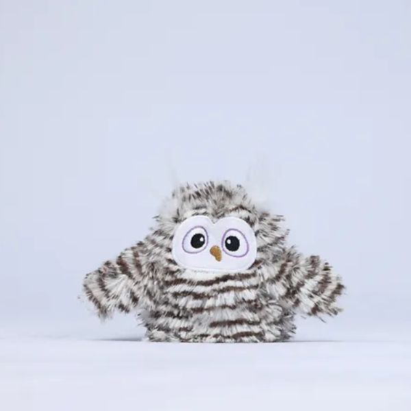 פופוס צעצוע לחתול ינשוף מתנדנד נטען מצייץ אינטראקטיבי