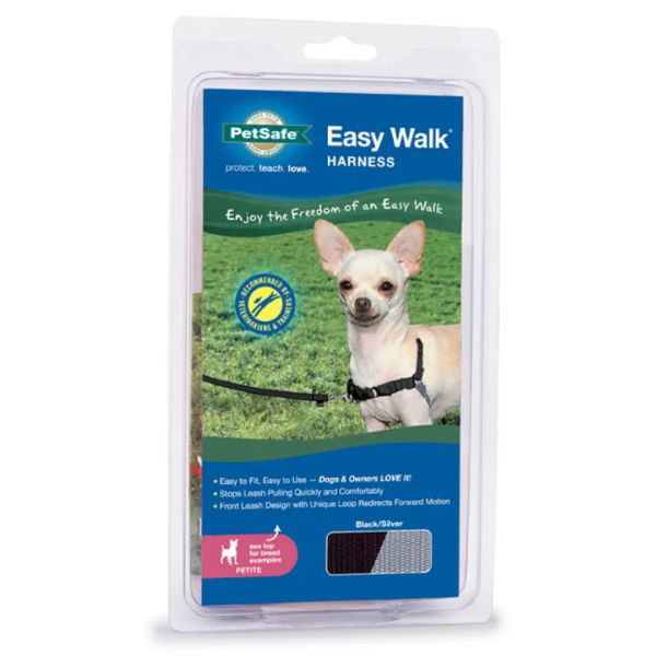 רתמה פטסייף איזי ווק המקורי נגד משיכות Easy Walk ורוד