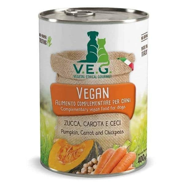 V.E.G שימורים טבעוניים גזר, דלעת וחומוס - 400 גרם