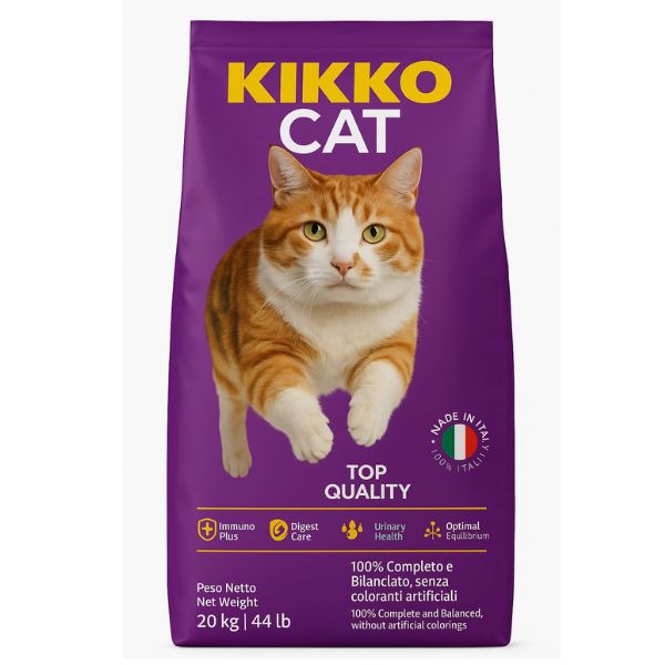 Kikko Kat קיקו קט חתולים עוף - 20 ק"ג