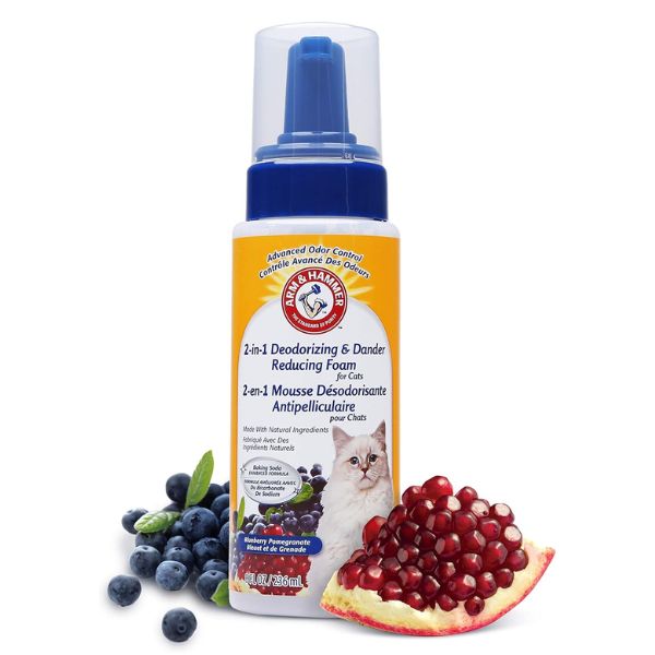 שמפו יבש Arm &amp; Hammer לחתולים - 236 מ"ל