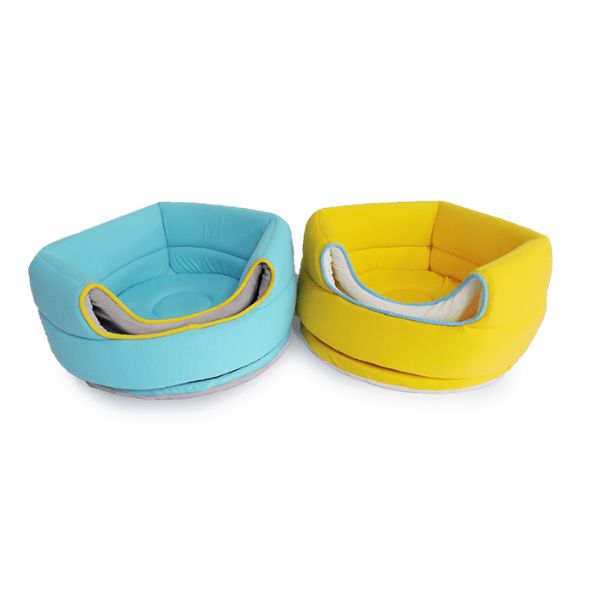 מיטה איגלו מעוצבת לחתולים - צהוב