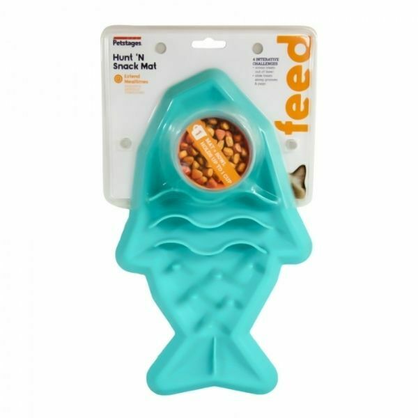 משטח וקערת האכלה לחתולים Hunt N Snack Pet Stages