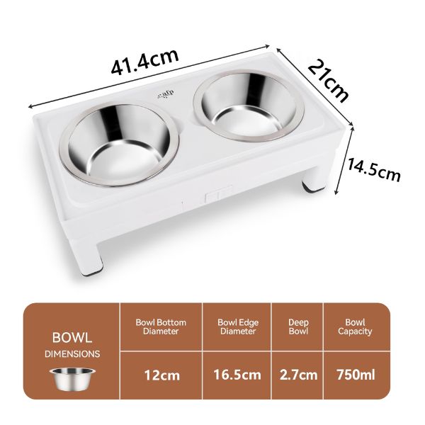 AFP קערות אוכל מודולרית מתכווננת