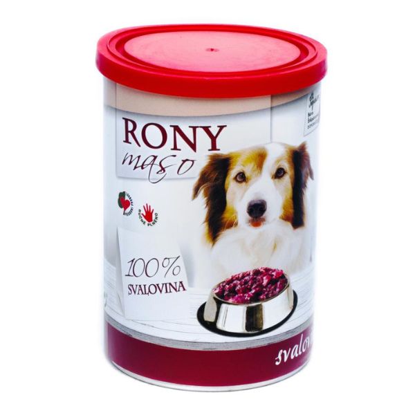 Falco Rony מזון רטוב בשימורים שריר בקר וחזיר קצוץ - 400 גרם