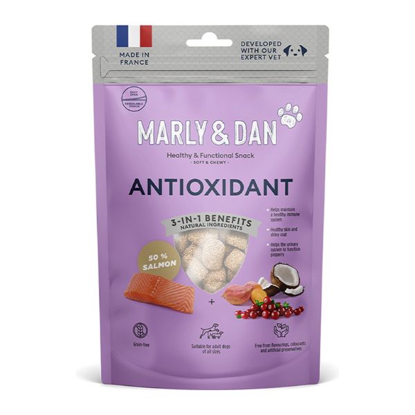 חטיף MARLY&amp;DAN נגיסי אנטי אוקסידנטי - 100 גרם